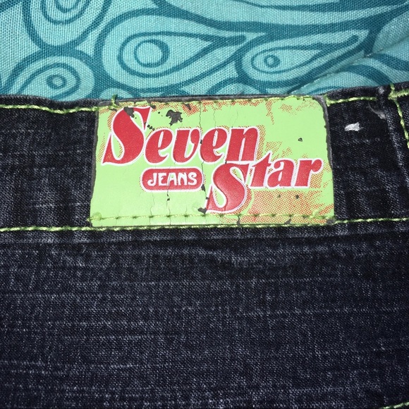 πHP!π Vintage Seven Star Fishtail Jean Skirt - Picture 6 of 8
